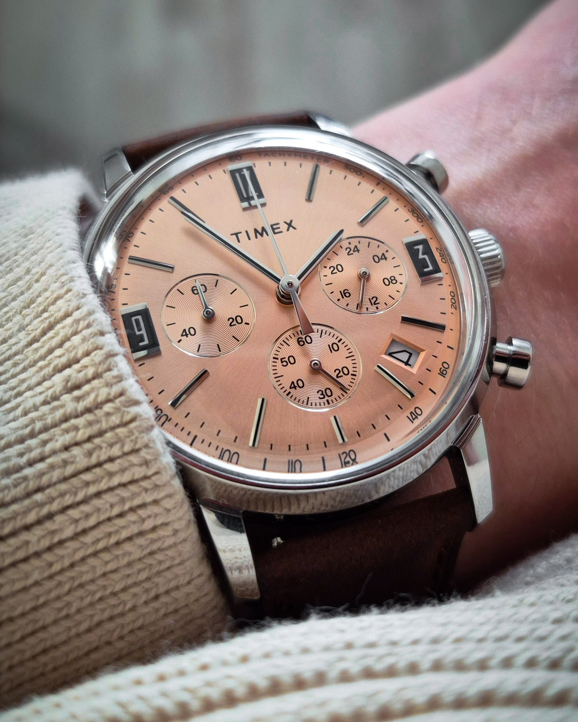 Timex Marlin Quartz Chronograph Watch TW2W51400 on the wrist