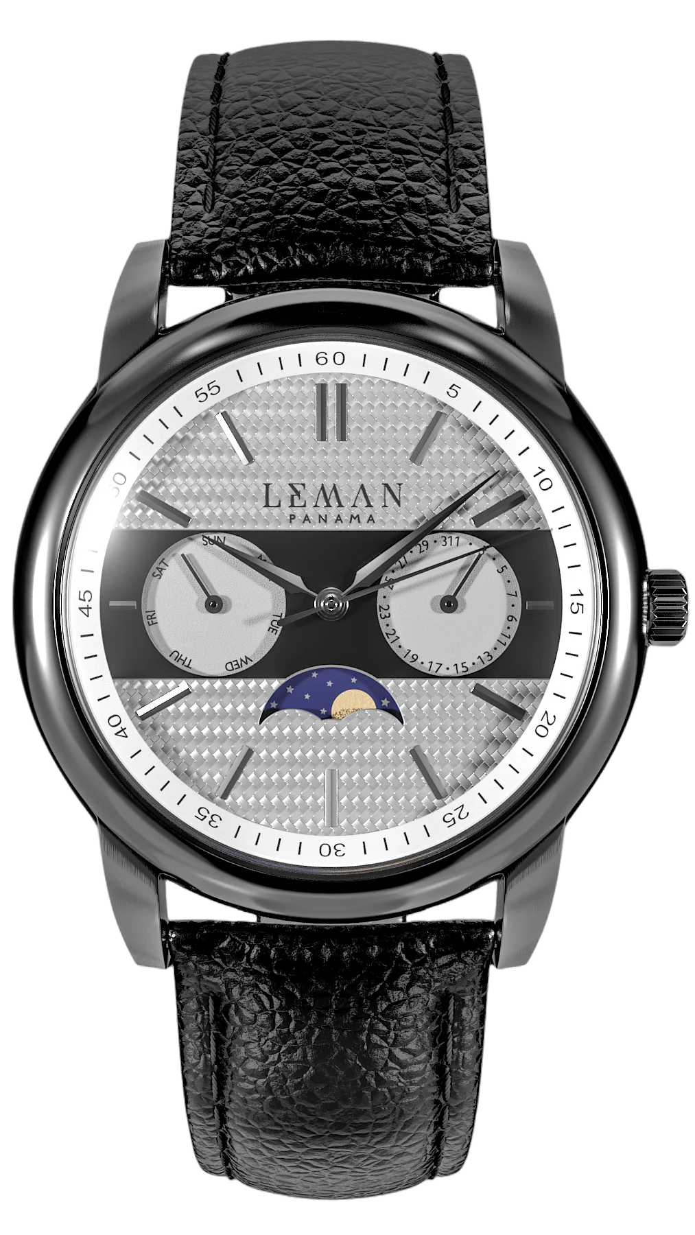 Leman Panama moonphase watch
