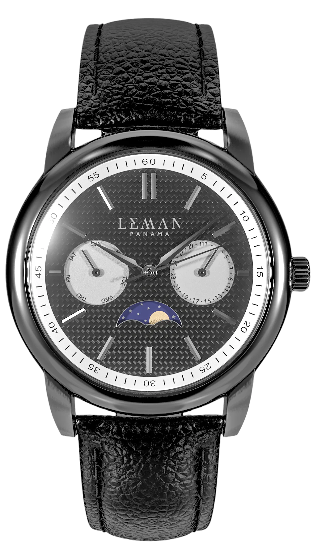 Leman Panama moonphase watch