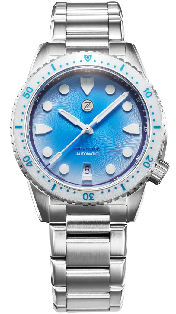 Zelos Mako Diver Lagoon Blue