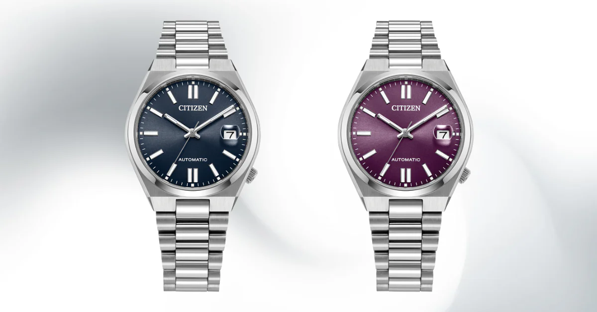 Citizen Tsuyosa 37mm: Now in Bold Purple and Classic Blue
