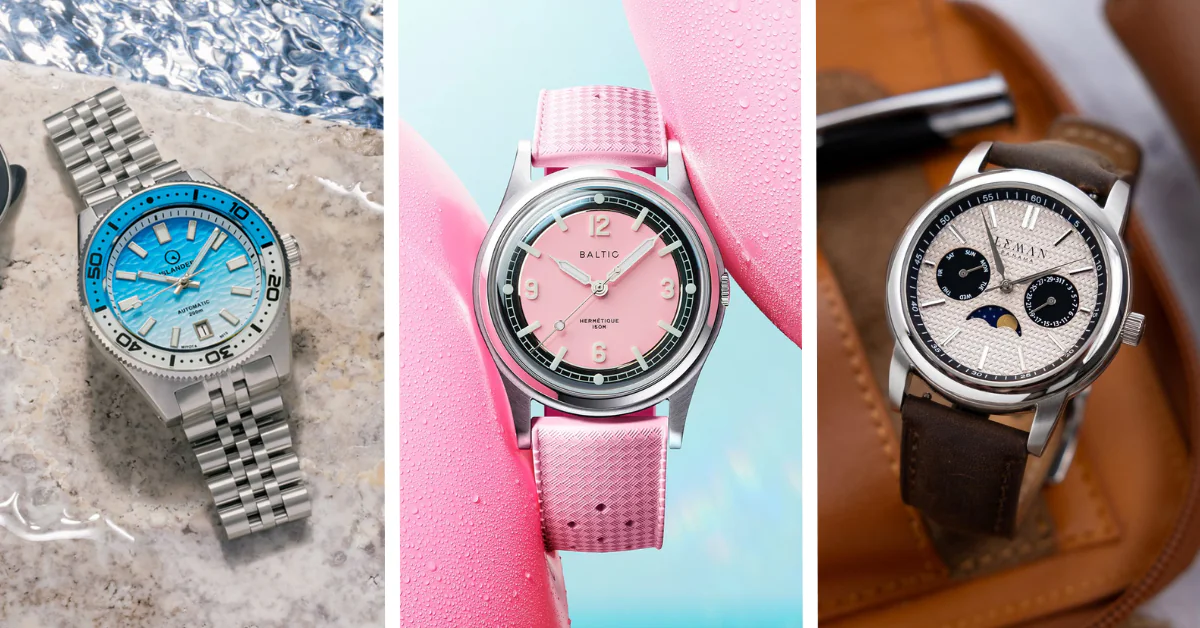 Best Summer Microbrand Watches Under $1000 [2025 Guide]