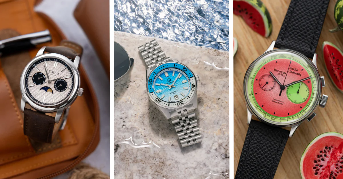 Best Summer Microbrand Watches Under $1000 [2025 Guide]
