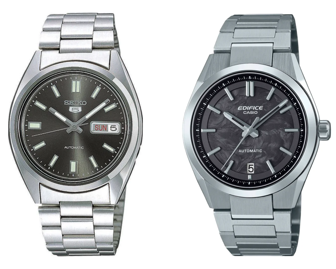 Old Seiko 5 snxs79k1 and New Mechanical Casio