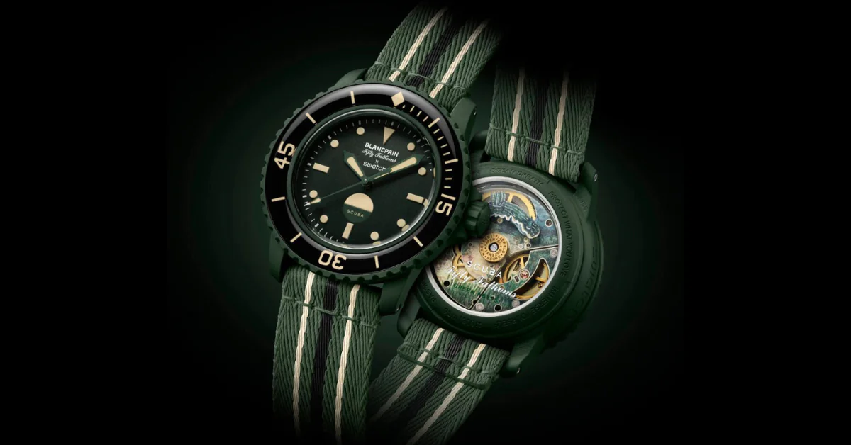 Swatch x Blancpain GREEN ABYSS – A Dive into the Unknown