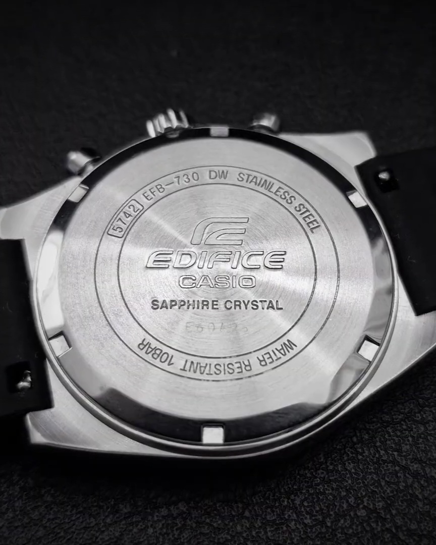 Casio Edifice EFB-730D-7AV caseback