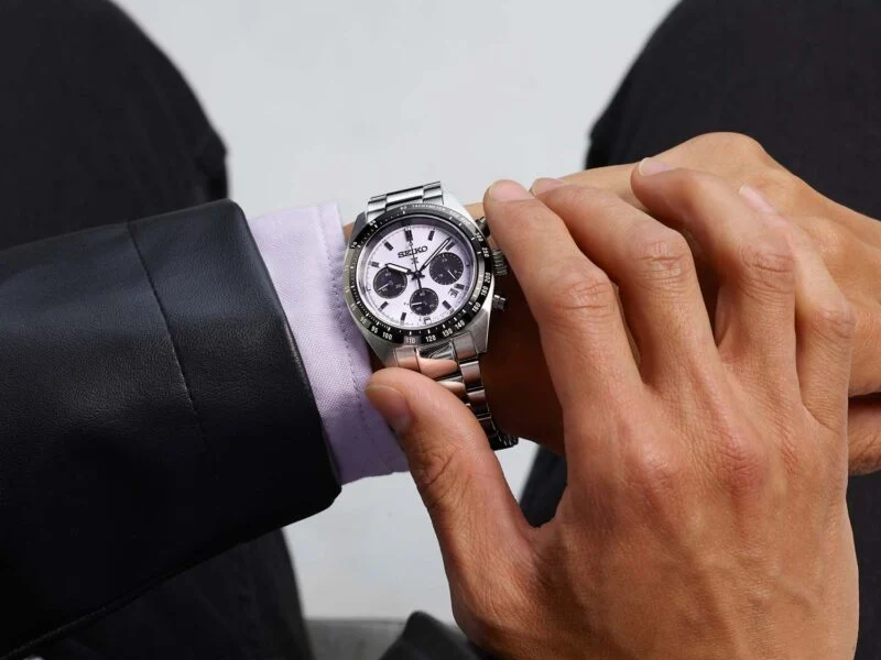 Seiko Prospex SSC955 - limited edition Tokyo Solar chronograph on the wrist