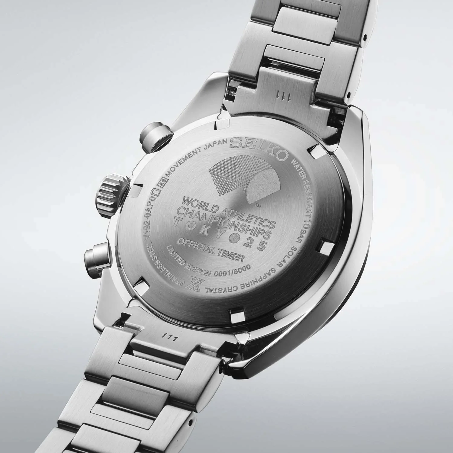 Seiko Prospex SSC955 - limited edition Tokyo Solar chronograph caseback