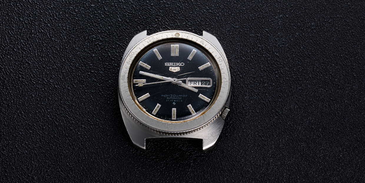 The original Seiko 5 ref. 6119-8460, released in the 1960s.