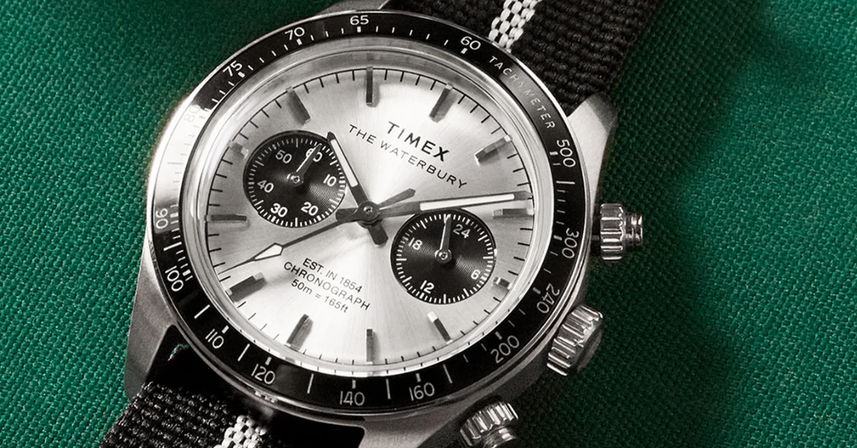 Timex Revives Vintage Racing Style with New Waterbury Heritage Chronographs