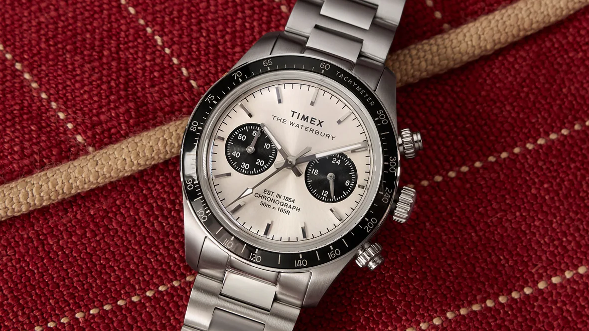 Waterbury Heritage Chronograph 39mm Stainless Steel Bracelet Watch