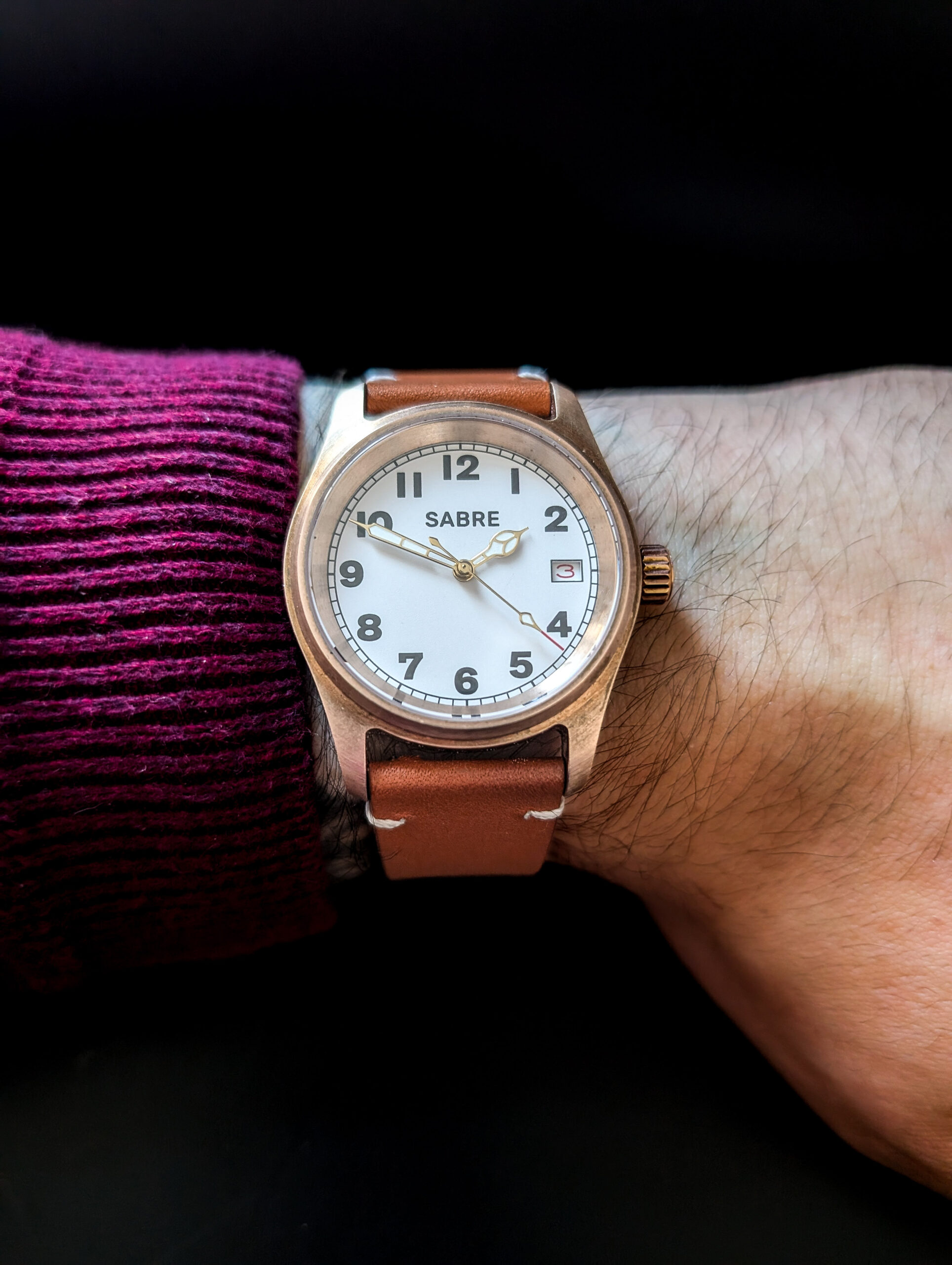 Sabre PO1 Limited Edition Bronze Field Watch