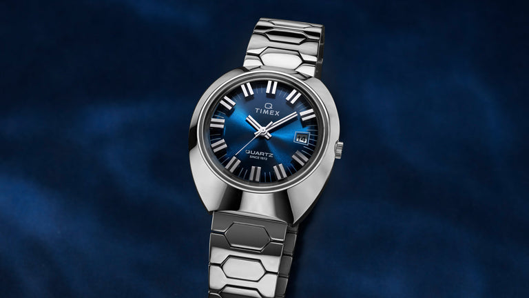 Q Timex® 1972 Time Machine Reissue
39mm Stainless Steel Bracelet Watch