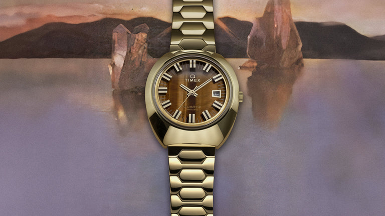 Q Timex® 1972 Time Machine Reissue
39mm Stainless Steel Bracelet Watch