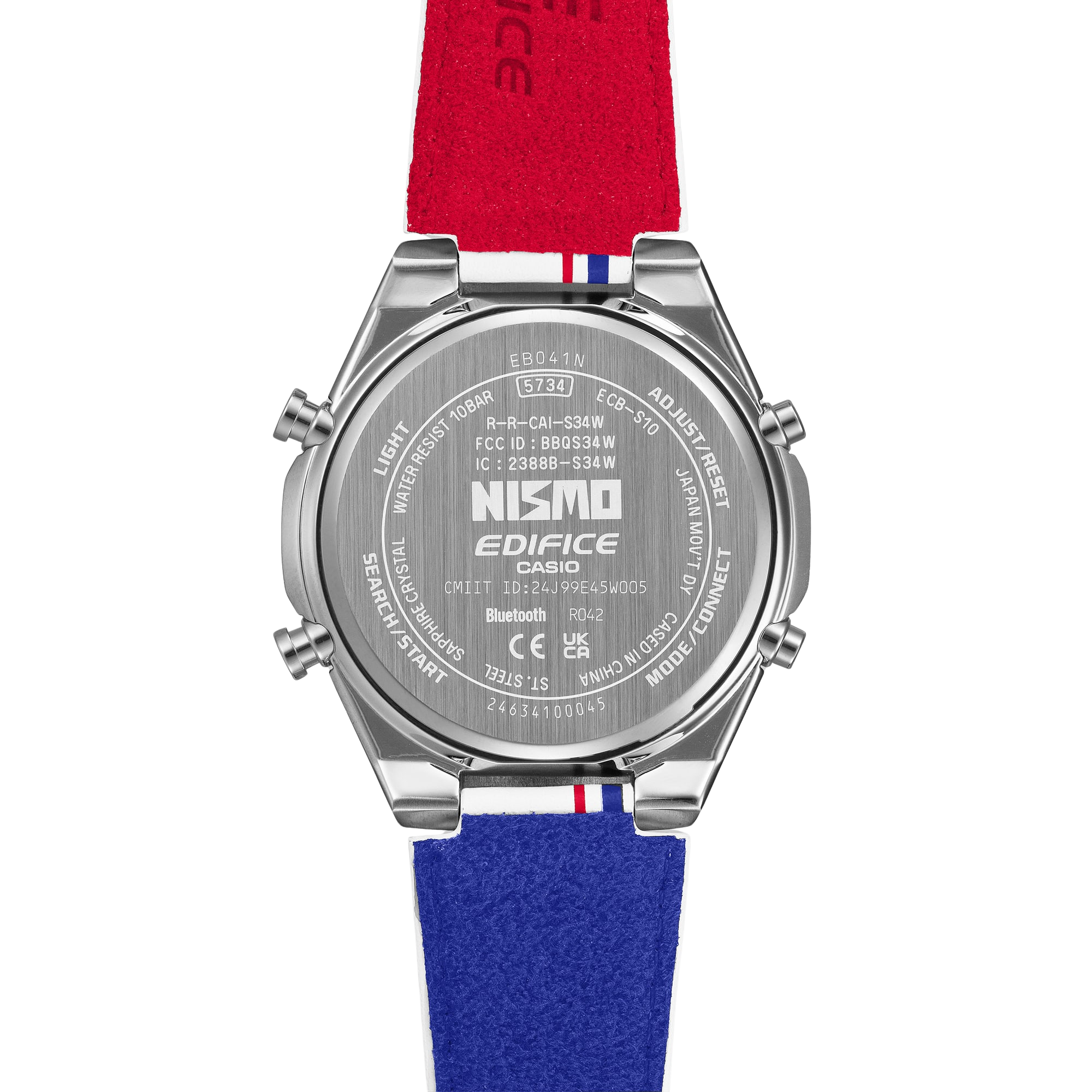Casio Edifice ECB-S10NIS NISMO Heritage Edition caseback