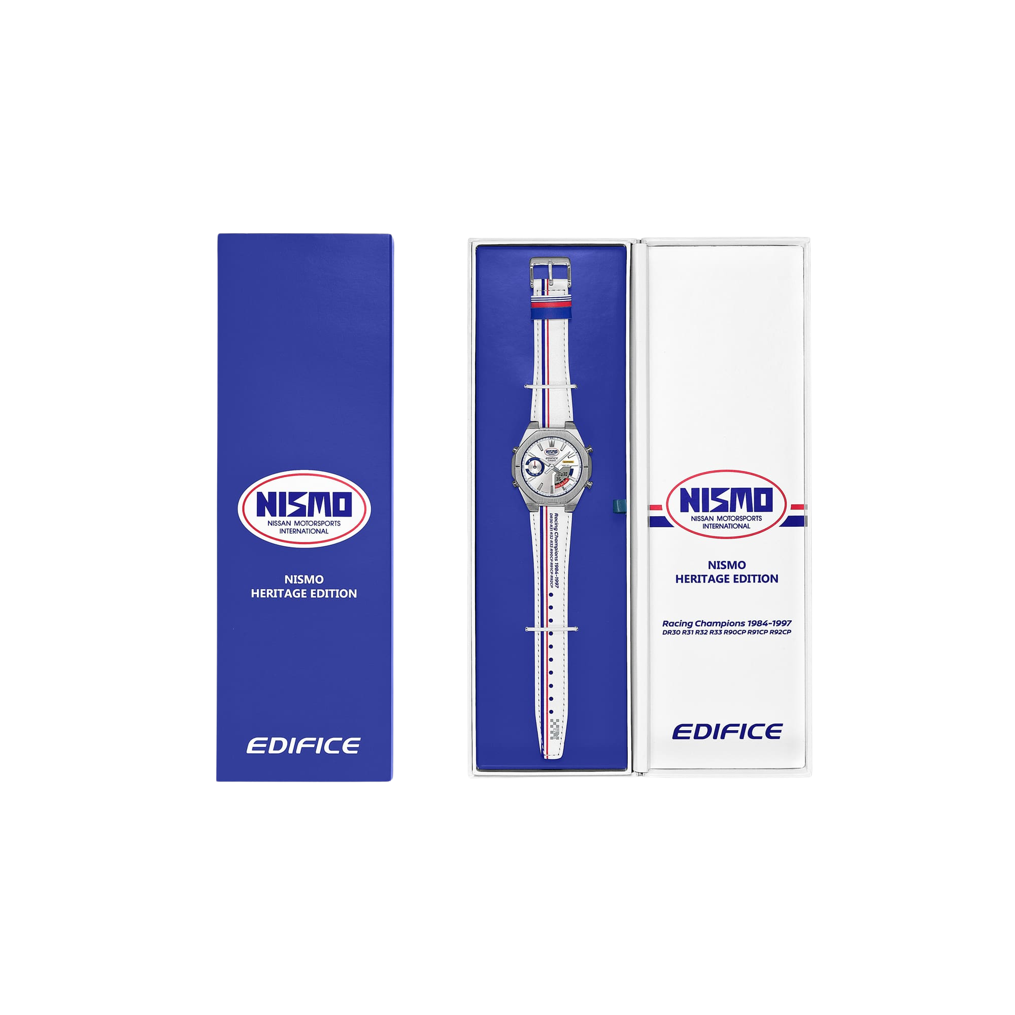 Casio Edifice ECB-S10NIS NISMO Heritage Edition packaging