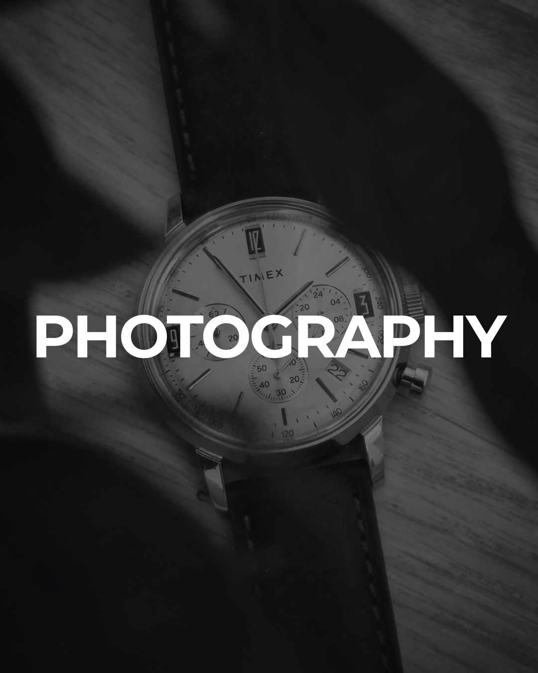 Elegant wristwatch on leather strap, representing watch photography articles