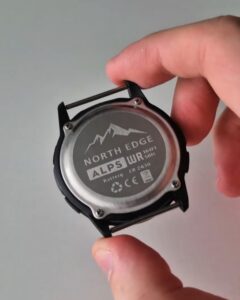 North Edge Alps stainless steel caseback
