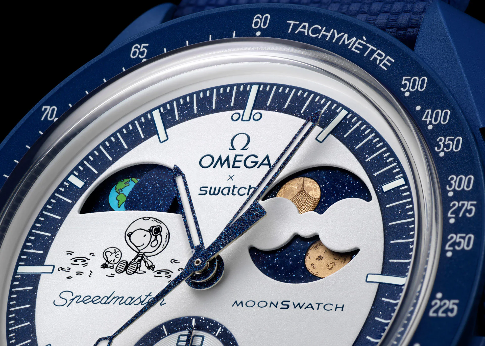 MOONSWATCH MISSION TO EARTHPHASE - MOONSHINE GOLD SO33N701L