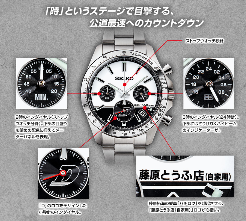 Seiko x Initial D 30th Anniversary Watch