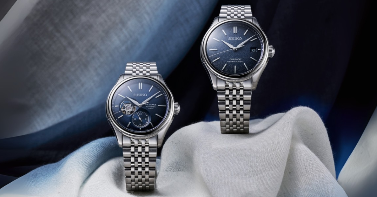 Seiko Celebrates Japan Blue: New Presage Classic SPB525 & SPB527