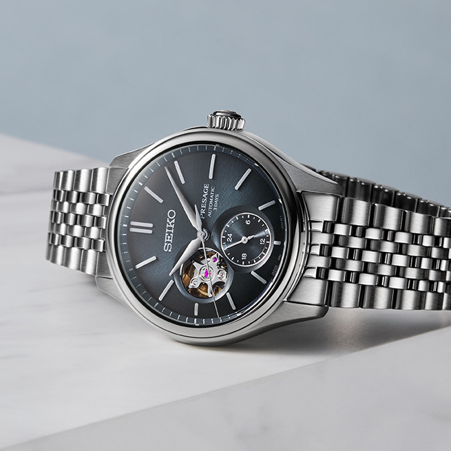 Seiko Presage Classic Series SPB527J1 automatic open heart watch