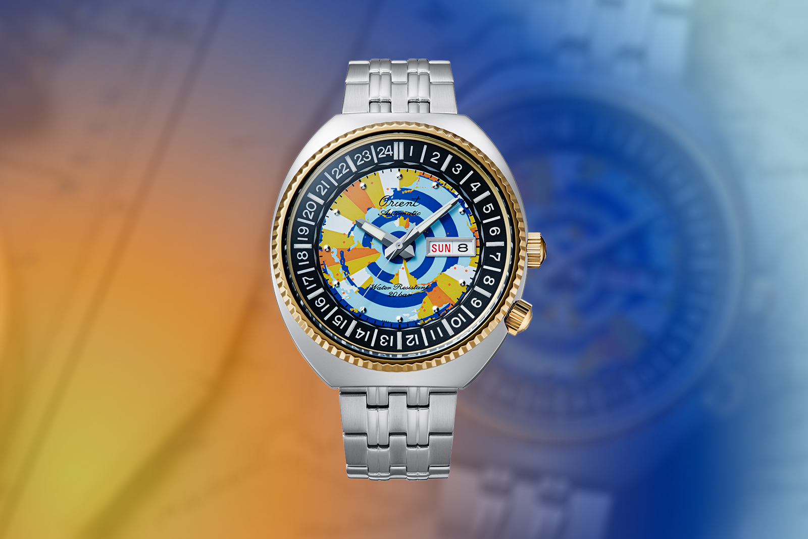 Orient 75th Anniversary World Map Limited Edition