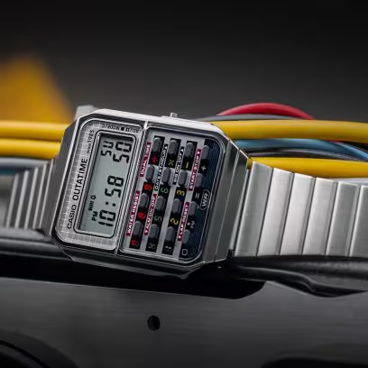 Casio Celebrates 40 Years of Back to the Future with a Retro Calculator Watch