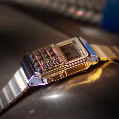 Casio Celebrates 40 Years of Back to the Future with a Retro Calculator Watch