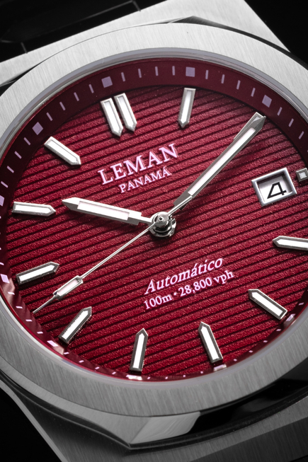 Leman Watches Americas Collection Crimson Red