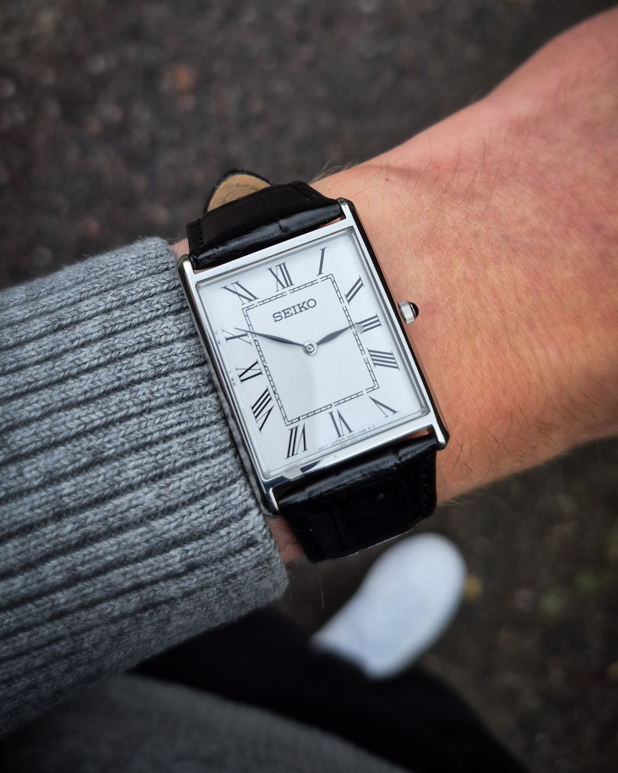 Seiko Tank wrist shot