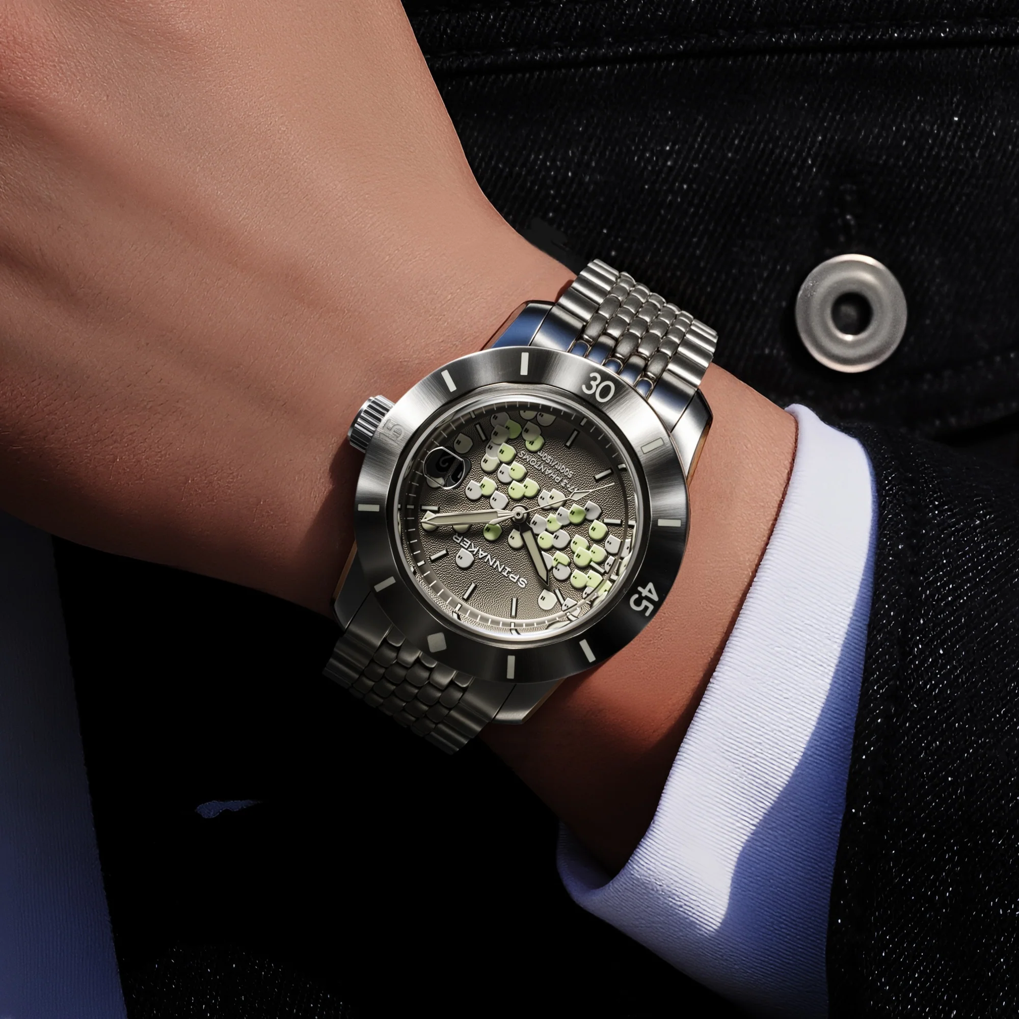 Spinnaker Seconde/Seconde/ Phantom Fleuss wrist shot