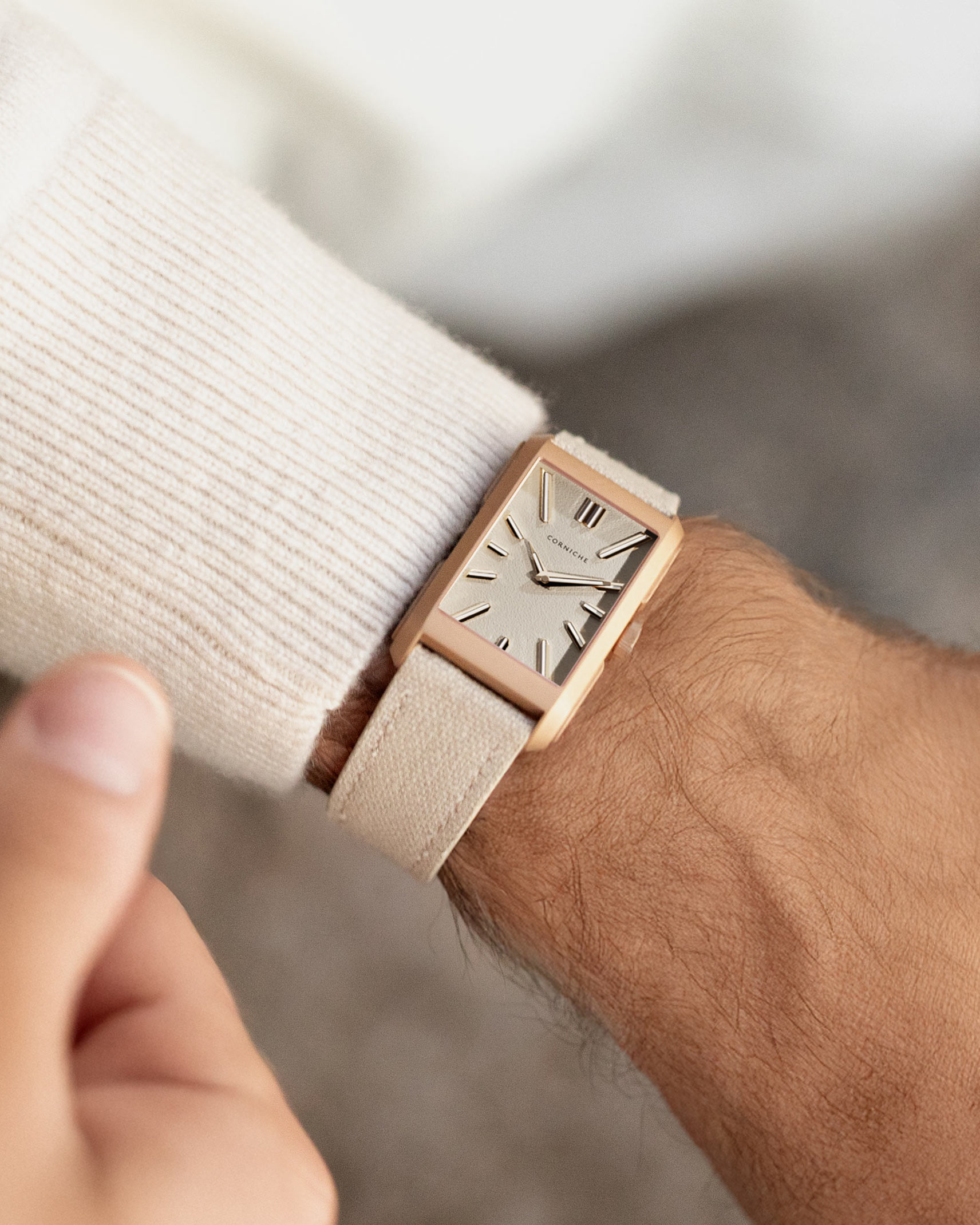 Corniche Expands the Visionnaire Line with a Sandblasted Rose Gold & Sand Edition