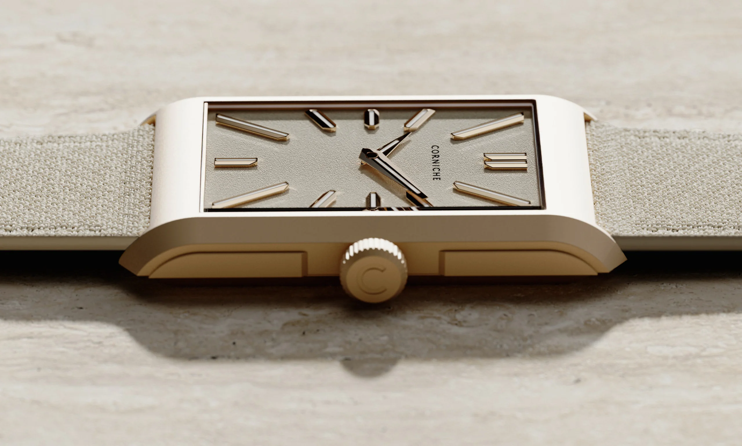 Corniche Expands the Visionnaire Line with a Sandblasted Rose Gold & Sand Edition