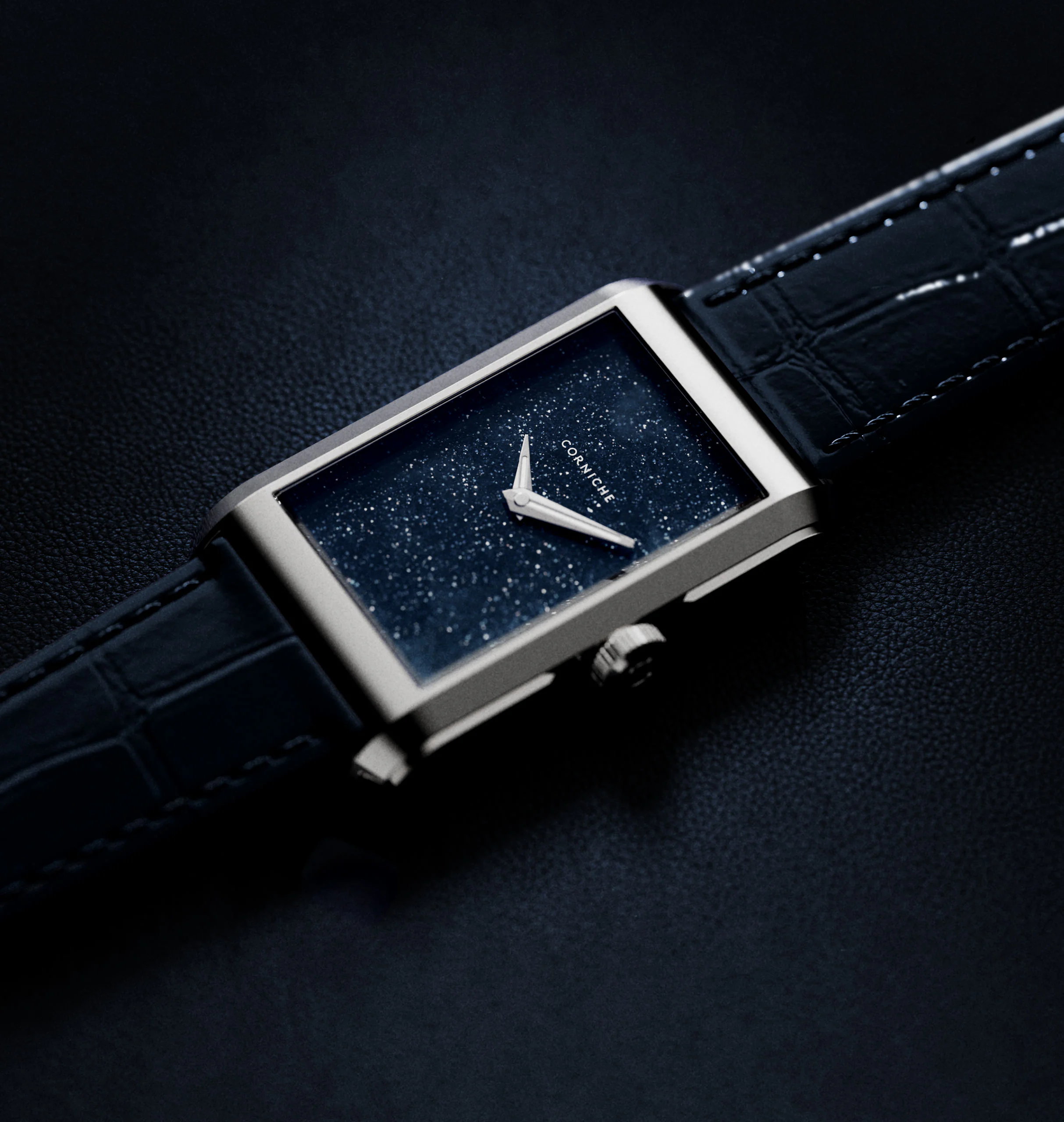 Corniche Introduces the Visionnaire in Steel with Aventurine Dial