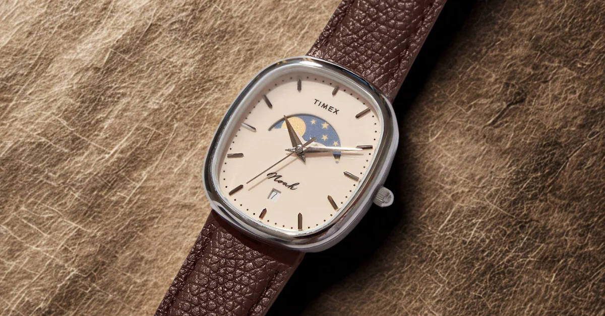 NOAH × Timex Oval Moon Phase — A Retro Touch of Elegance