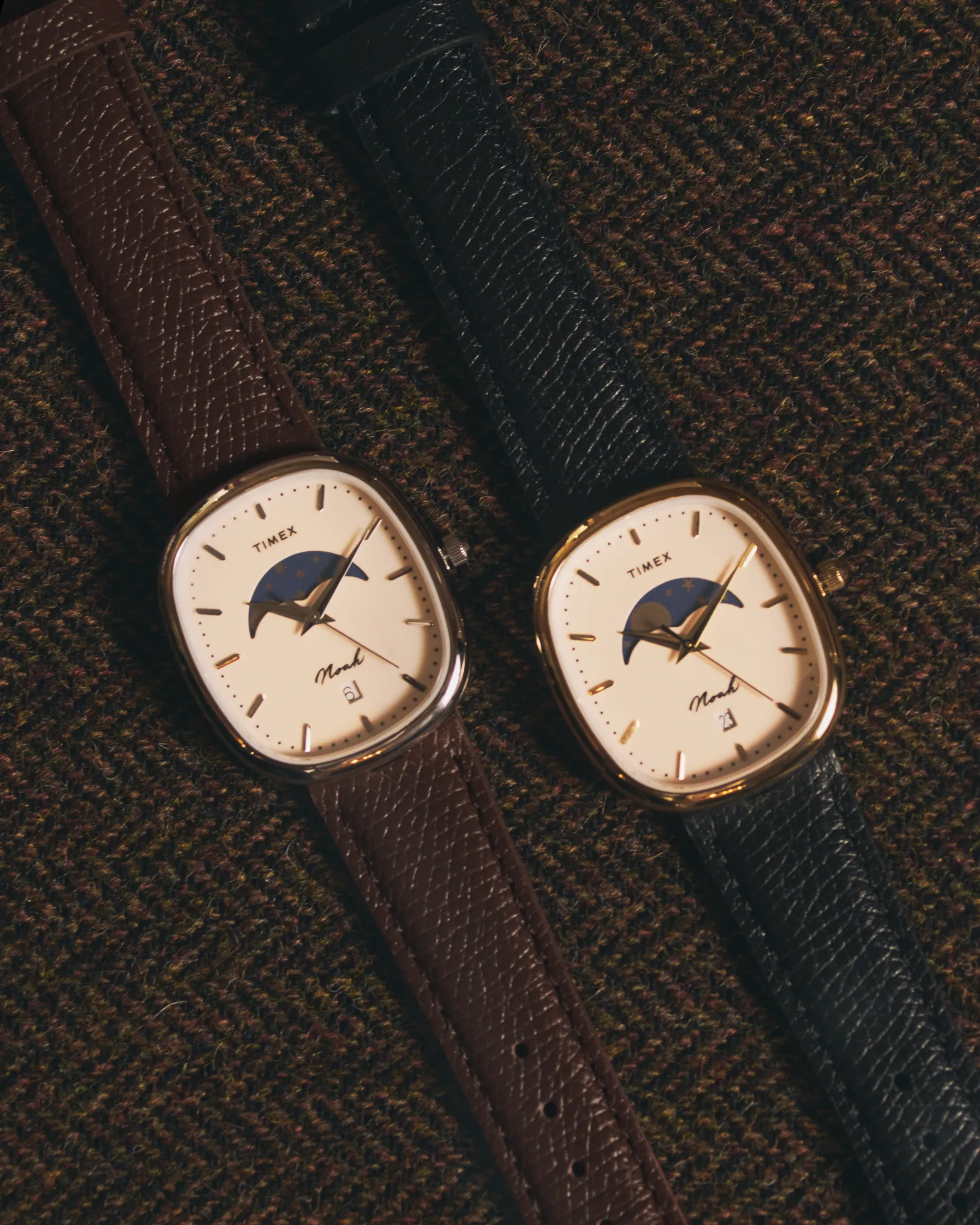 NOAH × Timex Oval Moon Phase — A Retro Touch of Elegance