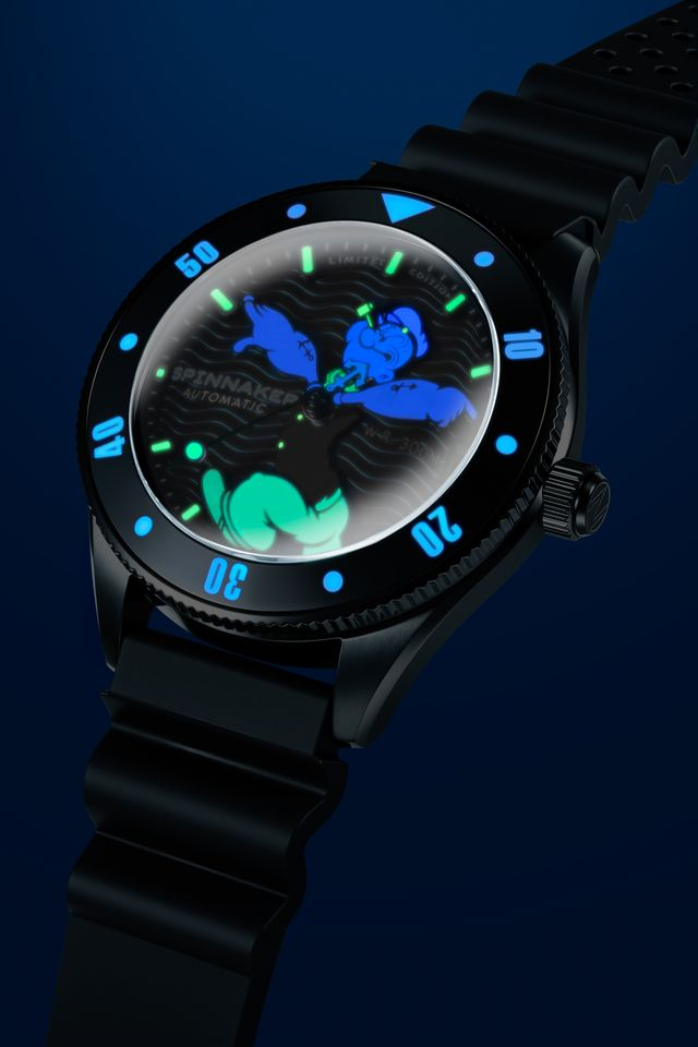 Spinnaker Challenger “Popeye Anchor Arms” Limited Edition Collection Midnight Mast (SP-5163-03)