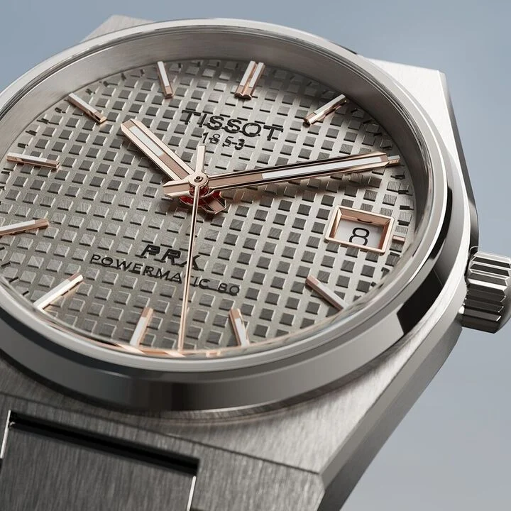 Tissot Expands the PRX Line with New 38mm Titanium and Damascus Steel Editions