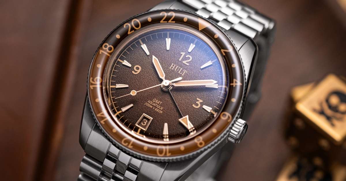 Hult Unveils the New Aquatique GMT in a Vintage-Inspired Case and Three Striking Colorways