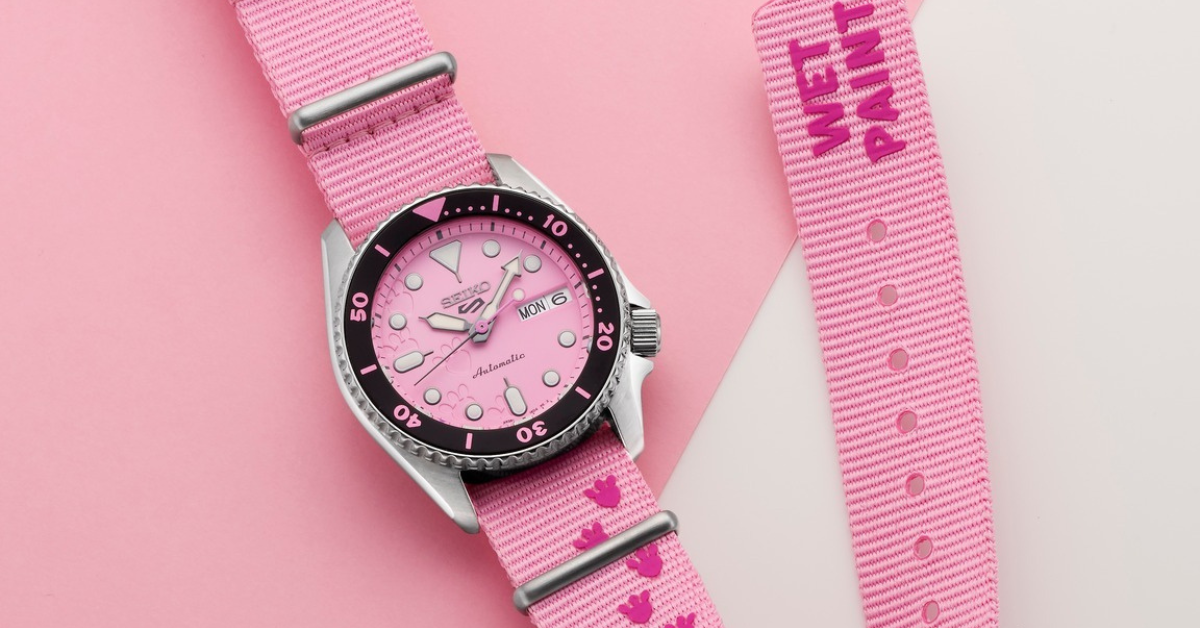 Seiko 5 Sports Introduces the Pink Panther Limited Edition SRPM07