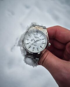 Casio Edifice Automatic White in snow
